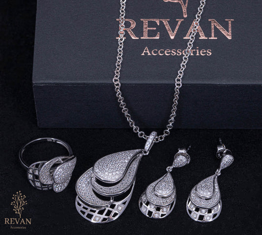 طقم فضة 925