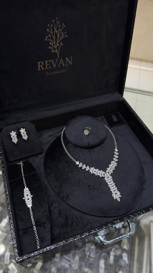 طقم فضة 925 أنيق 💫