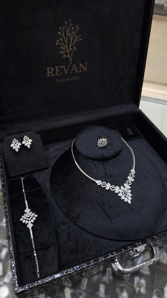 ✨طقم فضة 925 كلاسيكي