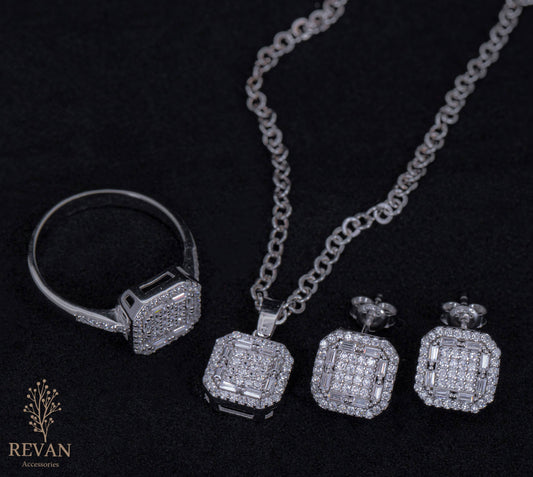 🌟 طقم فضة 925 | لمسة راقية