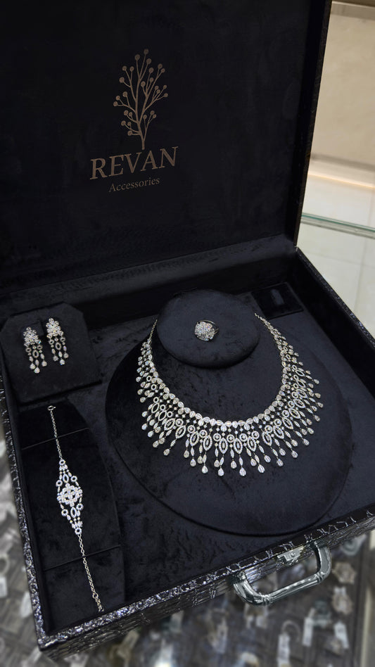 طقم فضة 925 تصميم فاخر ✨