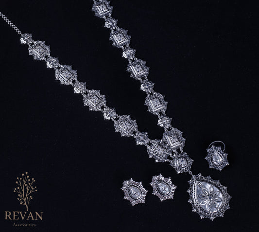 طقم فضة 925 فاخر 💫