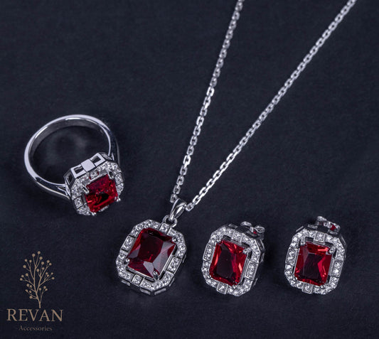 ❤️طقم فضة 925