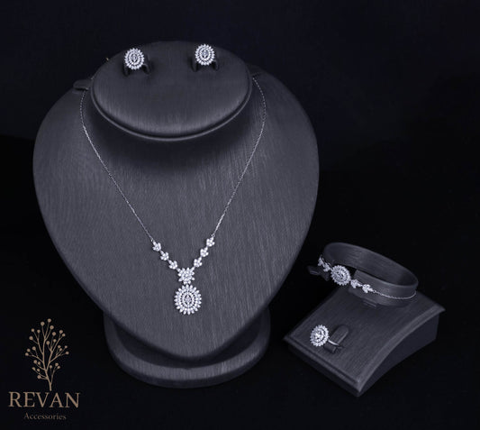 طقم فضة ✨925