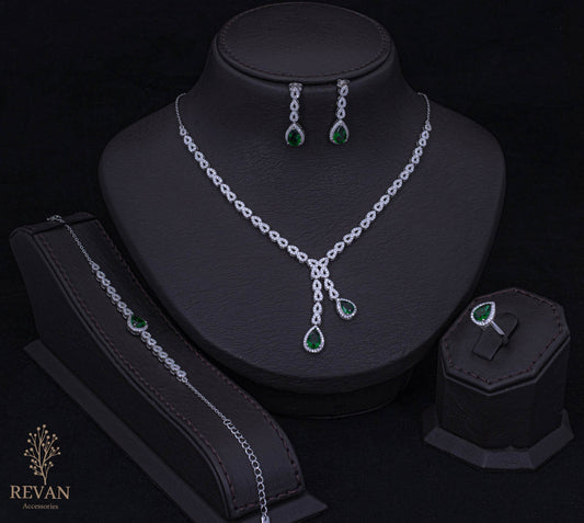 طقم فضة 💚925