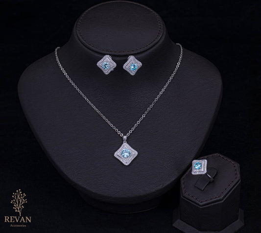 🔷 طقم فضة 925 راقٍ